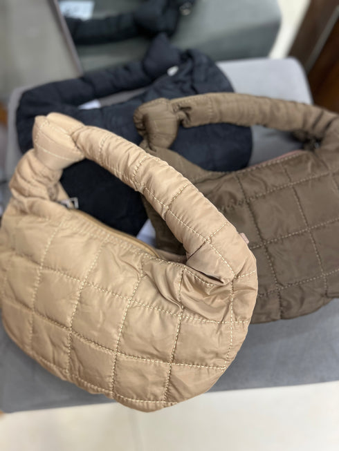 Ladies Puffy Underarm and Side Shoulder Bag